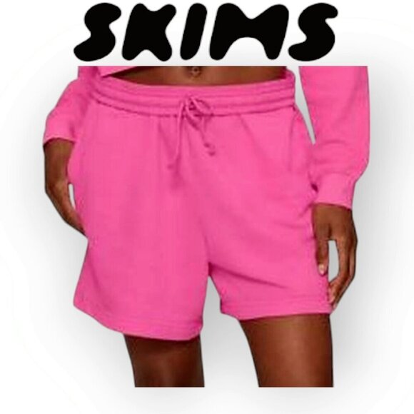 Skims French Terry Bubblegum Pink Shorts size 4x - Picture 1 of 10